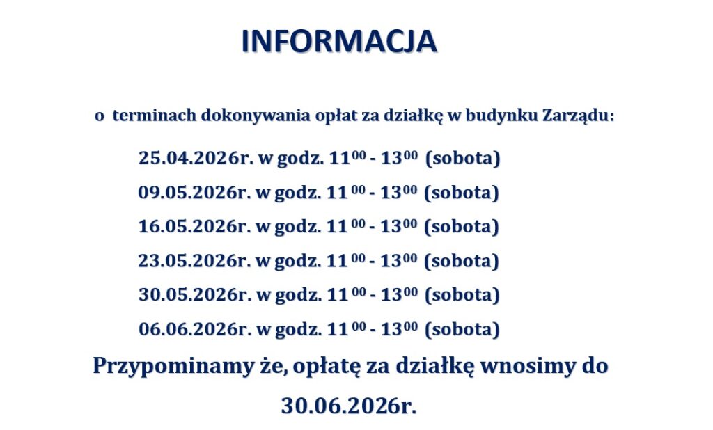 informacja daty